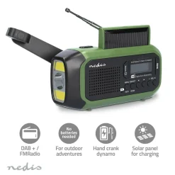 Nedis RDDBCR2000GN Notfallradio
