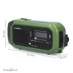 Nedis RDDBCR2000GN Notfallradio