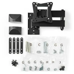 Nedis TVWM31BK Vollbewegliche-TV-Wandhalterung - 10-32 Zoll