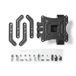 Nedis TVWM1530BK Vollbewegliche-TV-Wandhalterung - 23-55 Zoll