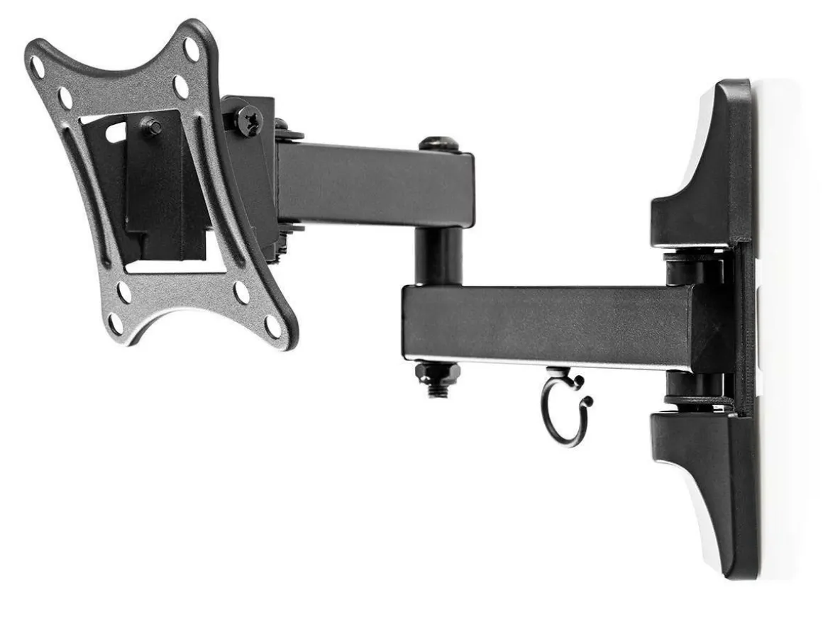 Nedis TVWM1510BK Vollbewegliche-TV-Wandhalterung - Schwarz