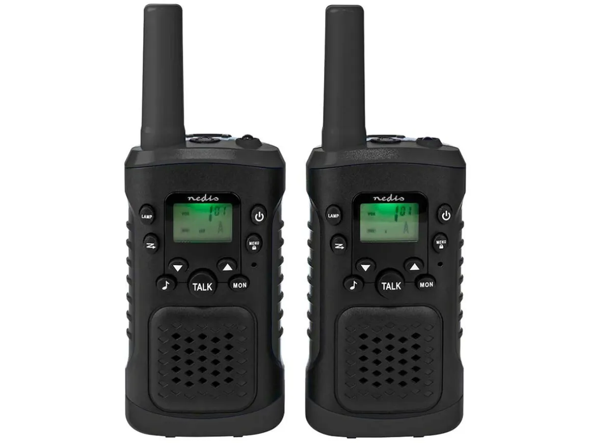 Nedis WLTK0610BK Walkie-Talkie-Set - Schwarz