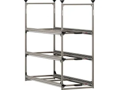 Nova Racks Serie M 3 Ebenen Seitenauszug 40x120x112 cm