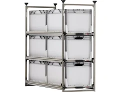 Nova Racks Serie M 3 Ebenen Seitenauszug 40x120x132 cm