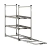 Nova Racks Serie M 3 Ebenen Seitenauszug 40x120x122 cm