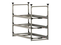 Nova Racks Serie M 3 Ebenen Seitenauszug - 40x90x132 cm