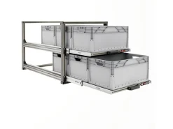 Nova Racks Serie V 2 Ebenen Heckauszug - 40x90x75 cm