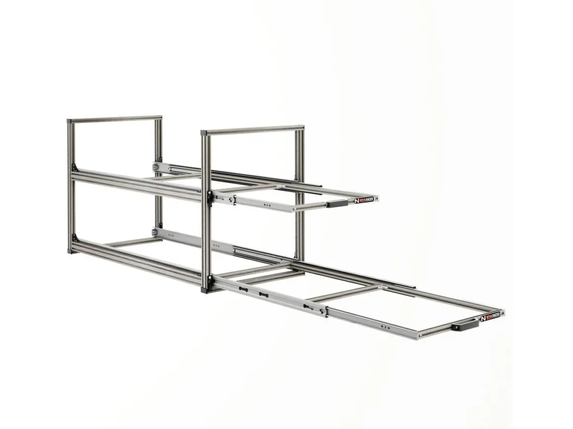 Nova Racks Serie V 2 Ebenen Heckauszug - 40x120x65 cm