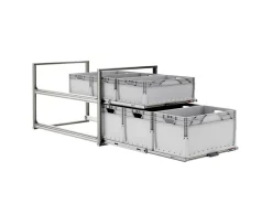 Nova Racks Serie V 2 Ebenen Heckauszug - 60x120x65 cm