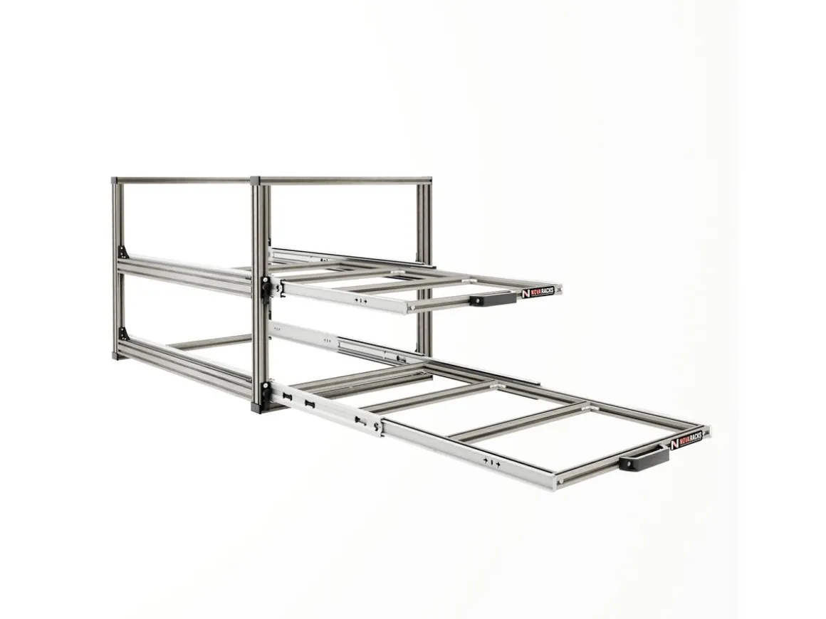 Nova Racks Serie V 2 Ebenen Heckauszug - 40x90x55 cm