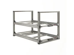 Nova Racks Serie V 2 Ebenen Heckauszug - 40x90x55 cm
