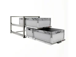 Nova Racks Serie V 2 Ebenen Heckauszug - 40x90x55 cm