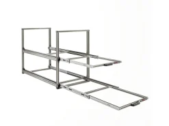 Nova Racks Serie V 2 Ebenen Heckauszug - 40x120x75 cm