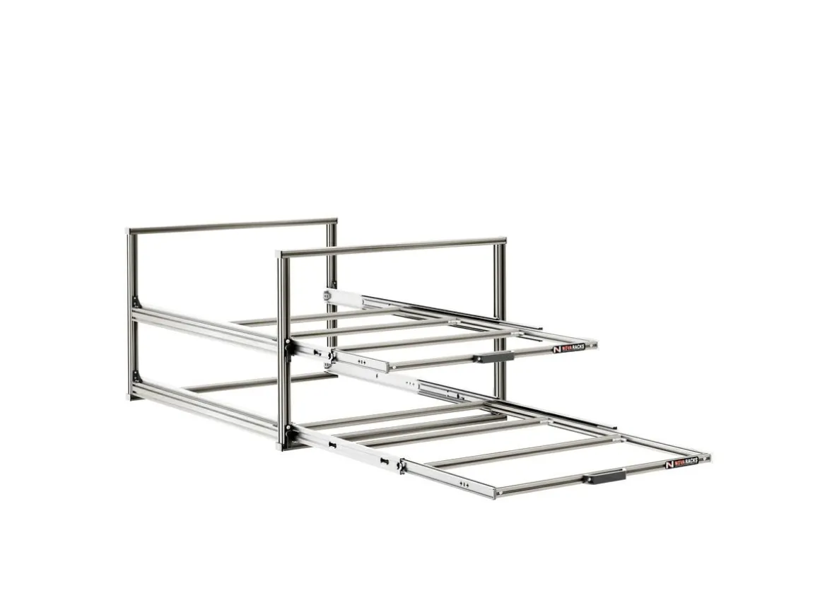 Nova Racks Serie V 2 Ebenen Heckauszug - 60x120x55 cm