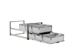 Nova Racks Serie V 2 Ebenen Heckauszug - 60x120x55 cm