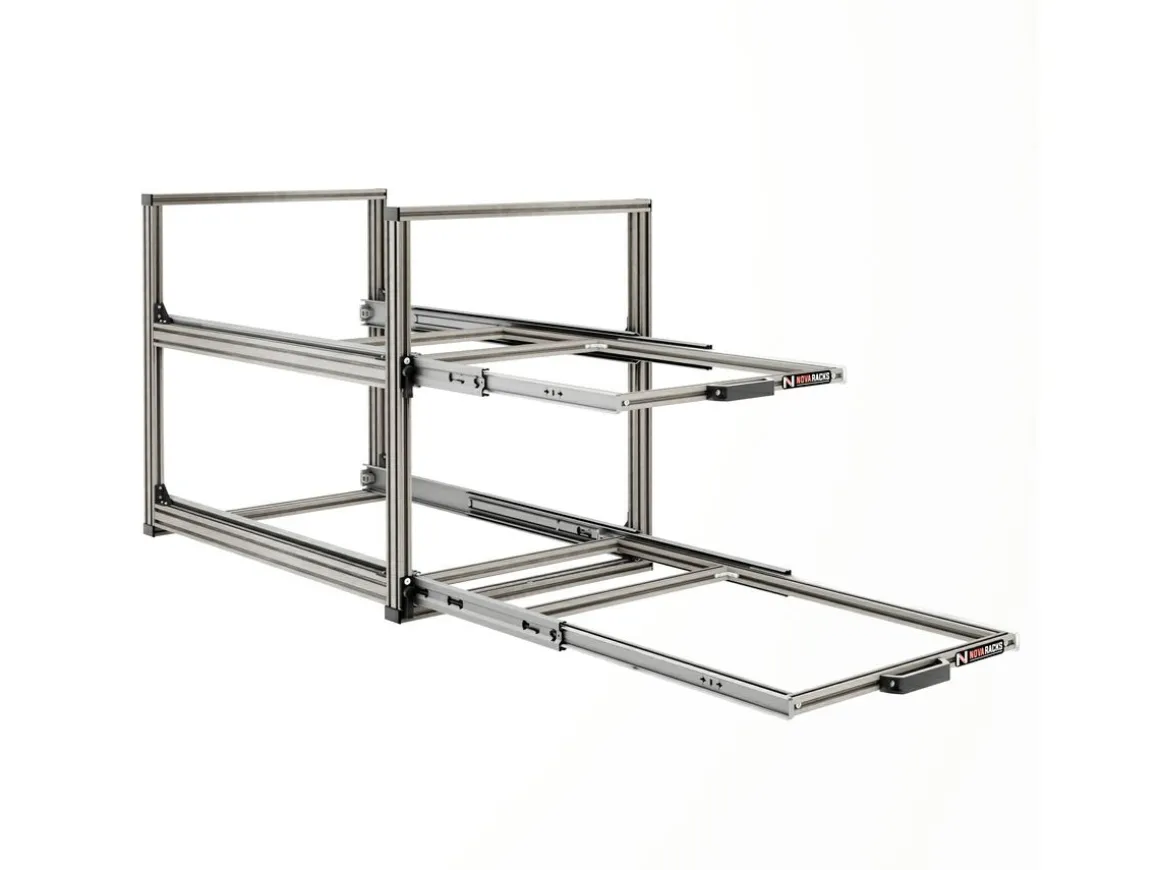 Nova Racks Serie V 2 Ebenen Heckauszug - 40x90x65 cm