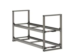Nova Racks Serie V 2 Ebenen Heckauszug - 40x120x55 cm
