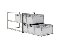 Nova Racks Serie V 2 Ebenen Heckauszug - 60x120x75 cm