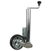 Novio 60 mm automatisch einklappbar Stützrad mit Stahlfelge