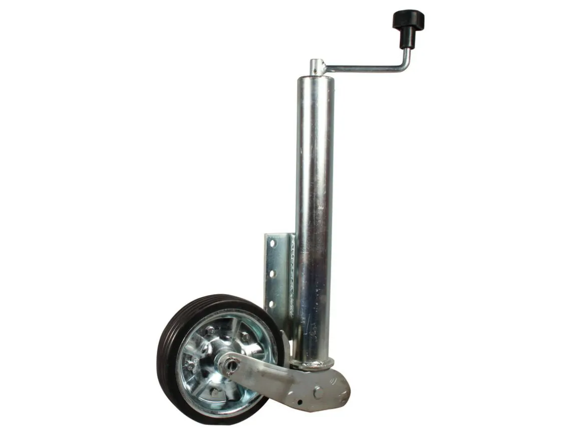 Novio 60 mm automatisch einklappbar Stützrad mit Stahlfelge