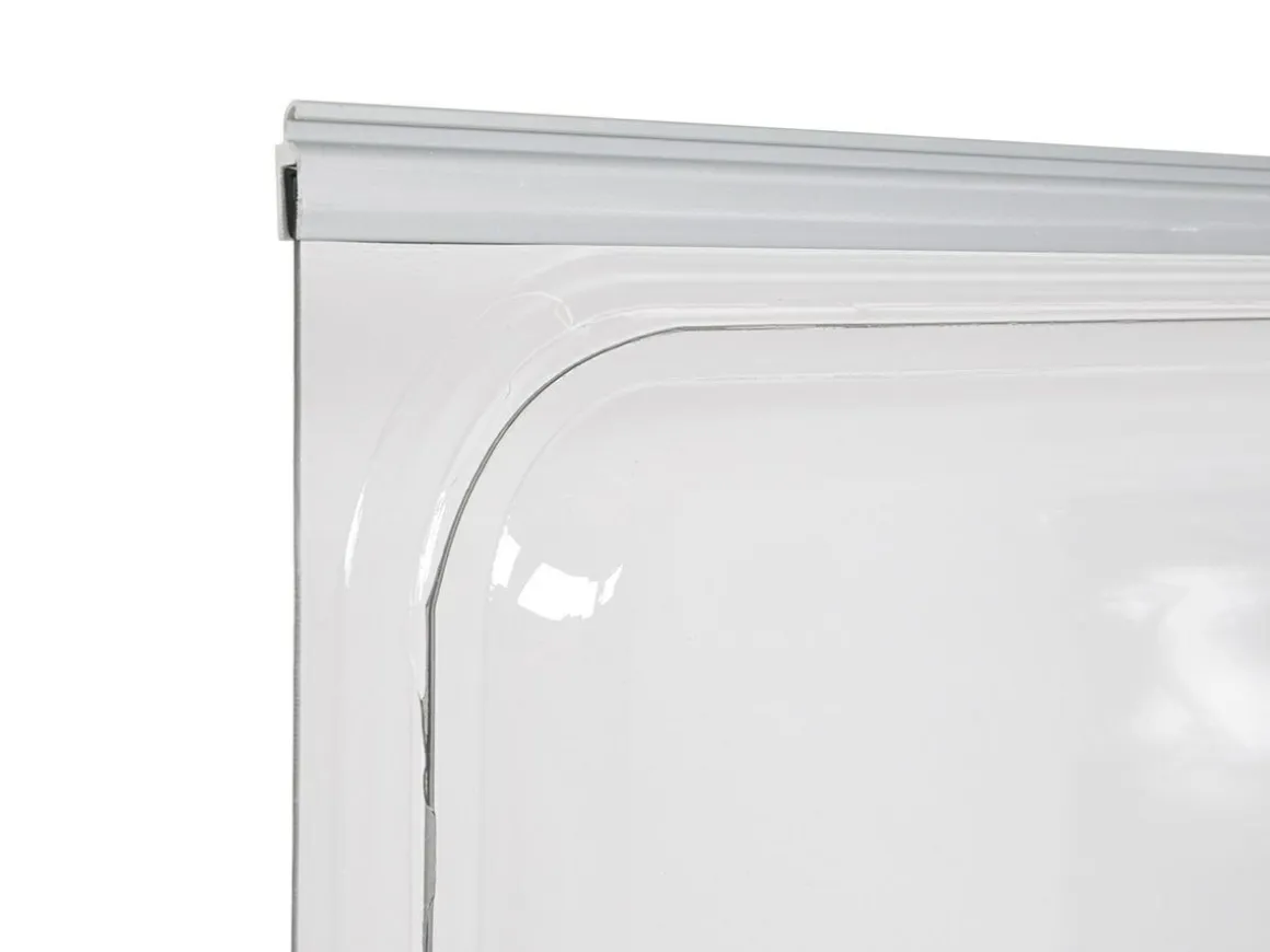 NRF Oceania 1450 x 650 mm Fenster mit Profil - Grey