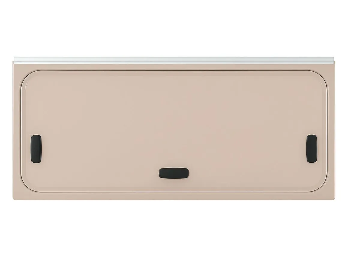 NRF 700 x 300 mm getöntes Klappfenster mit Doppelverglasung - Bronze
