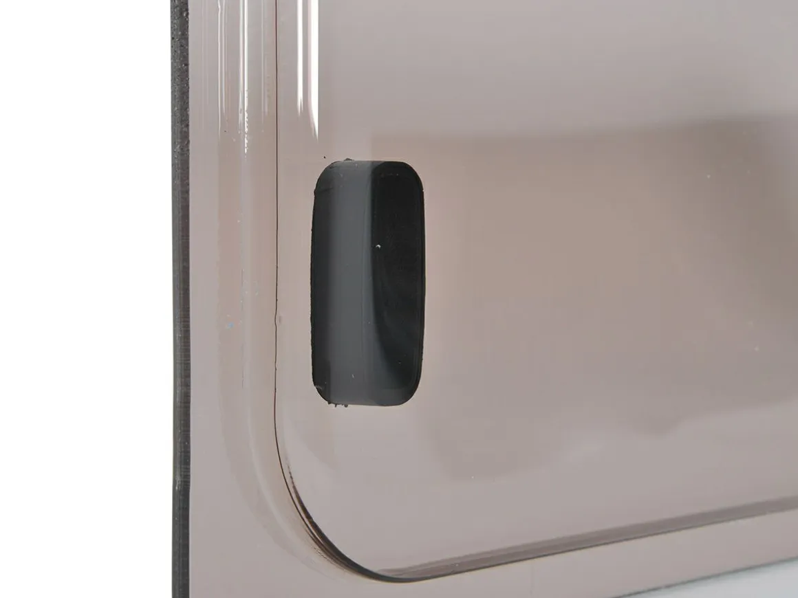 NRF 700 x 300 mm getöntes Klappfenster mit Doppelverglasung - Bronze