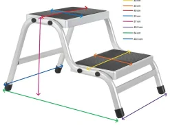 Obelink Byron Doppeltrittstufe - Grey