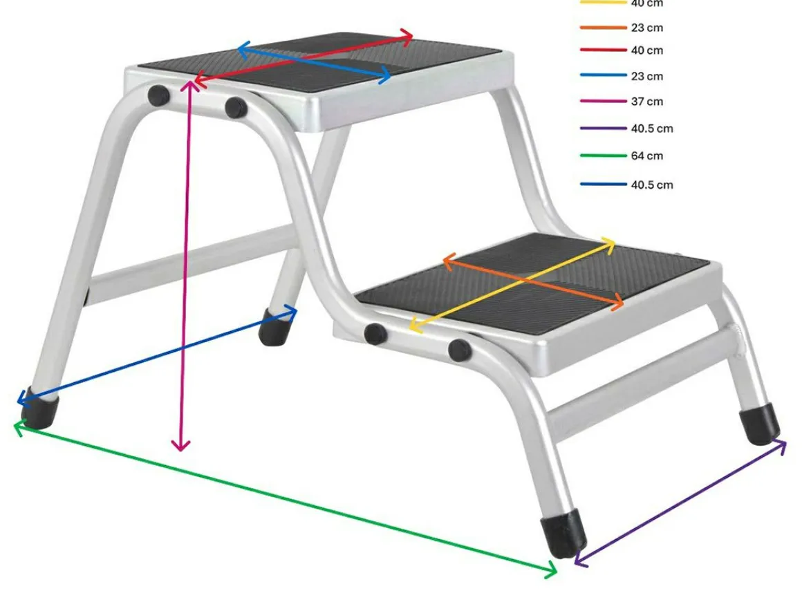 Obelink Byron Doppeltrittstufe - Grey