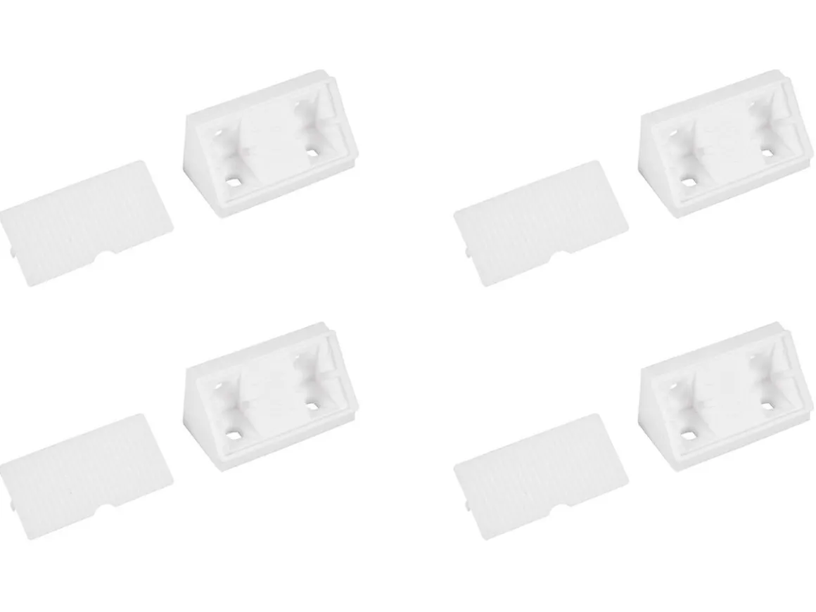 Obelink Eckverbinder mit Kappe - White