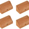 Obelink Eckverbinder mit Kappe - Dark brown