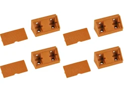 Obelink Eckverbinder mit Kappe - Dark brown