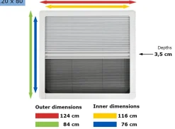 Obelink Eclipse Kombirollo - 120 x 80 cm