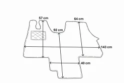 Obelink Fiat Ducato ab 06/2006 Fußmatte