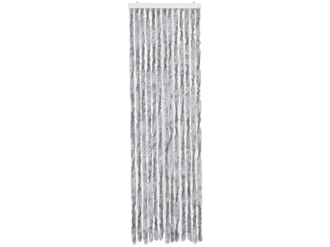 Obelink grau 185 x 56 Flauschvorhang