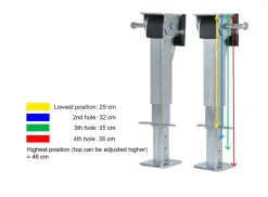 Obelink 290-460 mm ausfahrbare Wohnmobil-Hubstützen