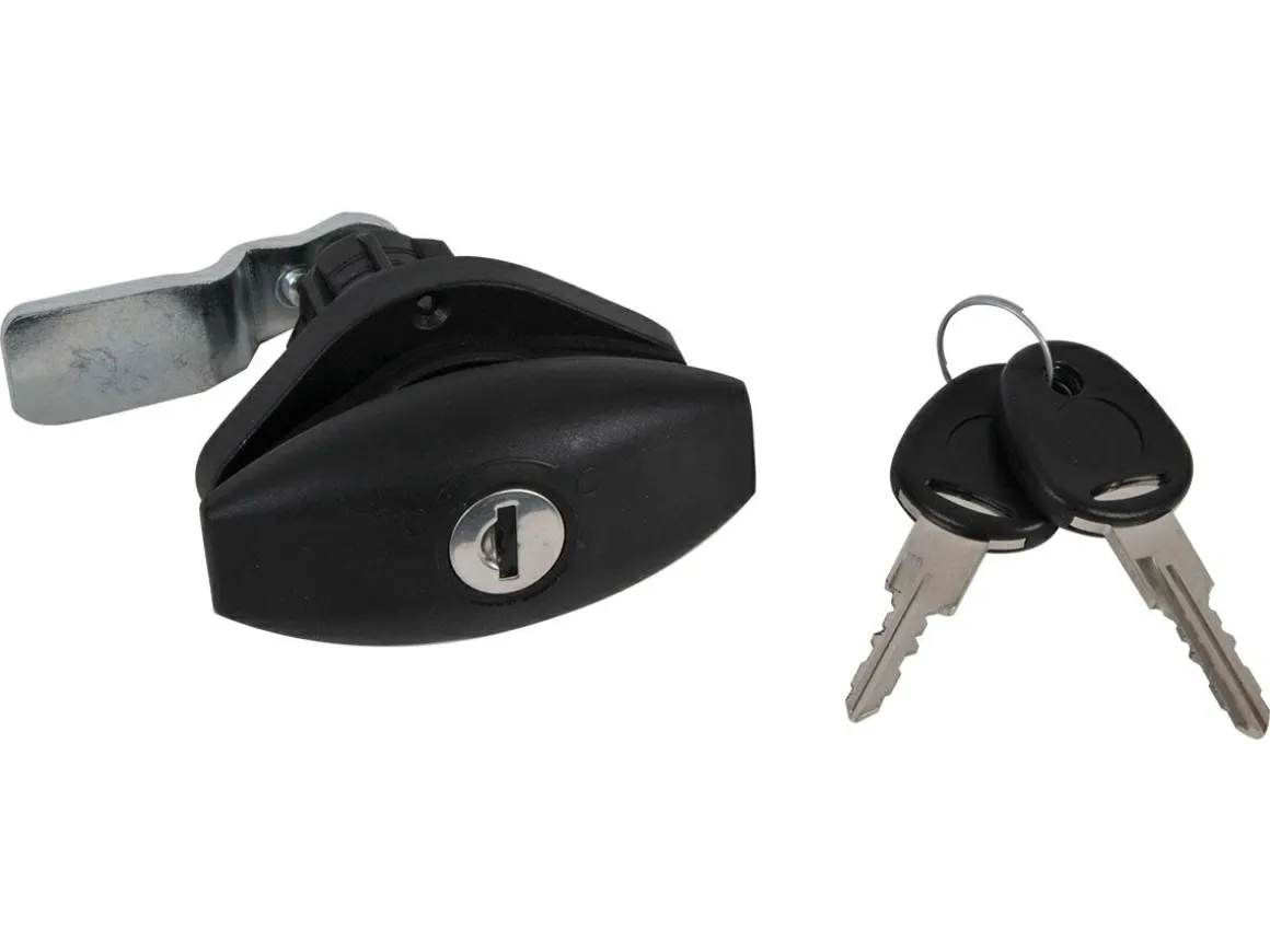 Obelink ovale Druckschloss - Black