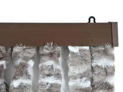 Obelink Taupe 185 x 56 Flauschvorhang