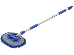 Obelink 165 teleskopische Mikrofaser-Waschbürste - Blau