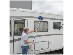 Obelink 250 teleskopische Mikrofaser-Waschbürste - Blau