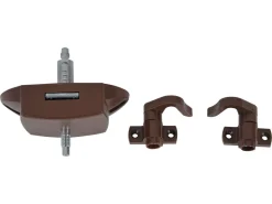 Obelink Toiletten Druckknopfverschluss mit Verriegelungshaken - Brown