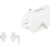 Obelink Toiletten Druckknopfverschluss mit Verriegelungshaken - White