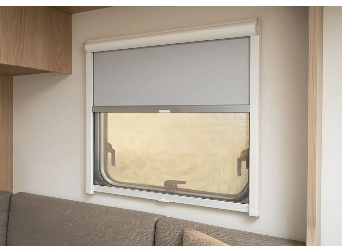 Obelink Velum Kombirollo grey - 140 x 80 cm