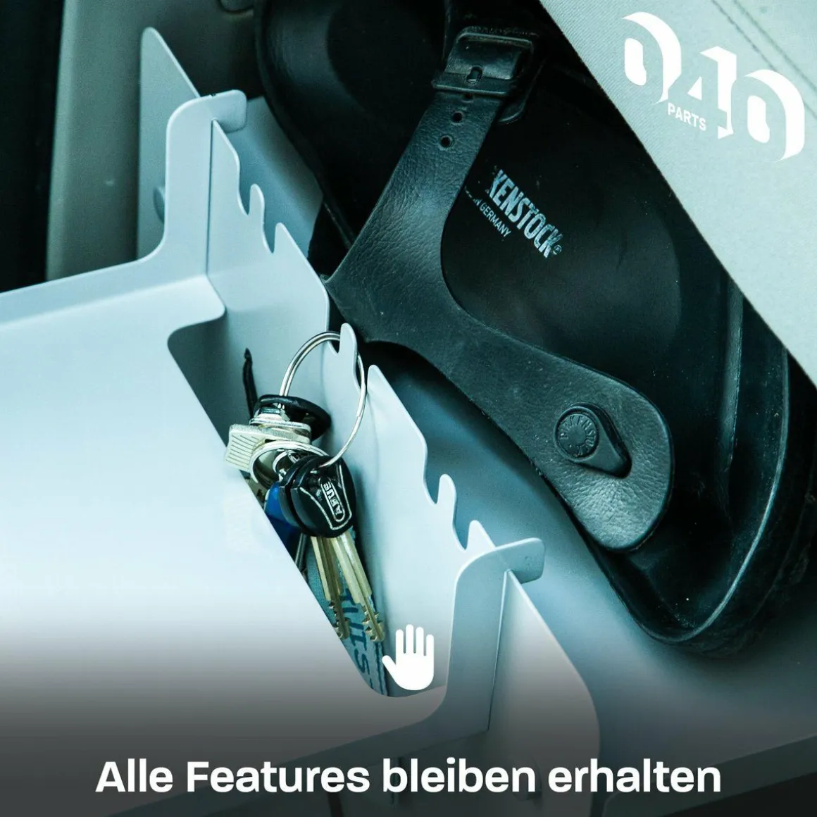 040 Parts Einhängetisch - Grey