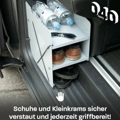 040 Parts Grey Schuhregal - VW T5 T6 T6.1