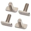 040 Parts M8x20 Edelstahl T-Schraube - Set von 4