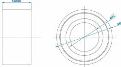 ProPlus AL-KO Kompaktlager - 42/80x42 mm