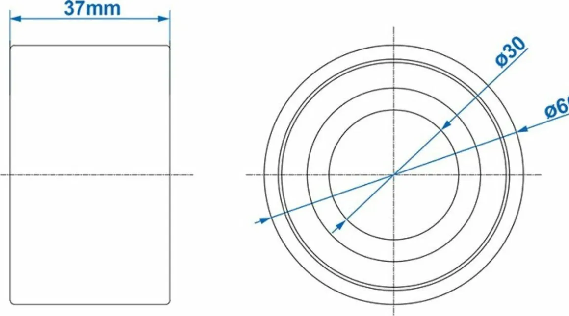 ProPlus AL-KO Kompaktlager - 30/60x37 mm