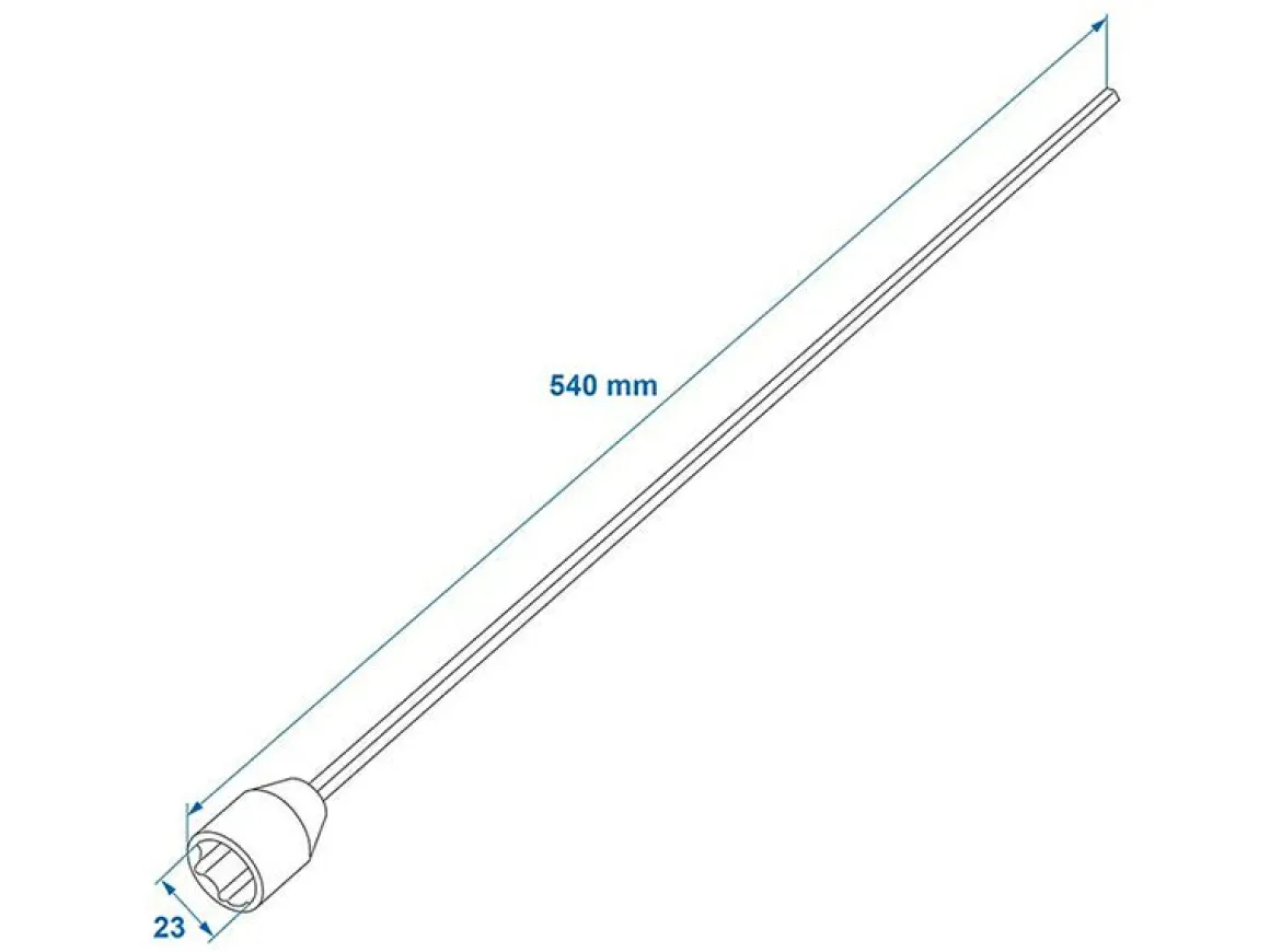 ProPlus 54 cm x 23 mm Steckschlüssel