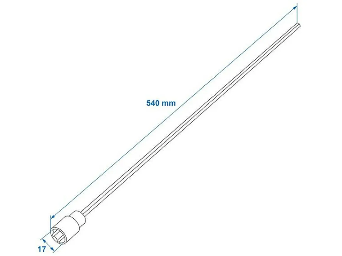 ProPlus 54 cm x 17 mm Steckschlüssel